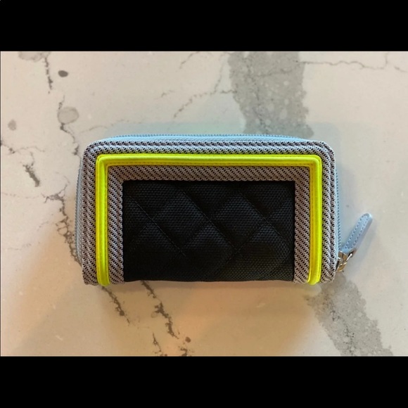 ⭐️LIMITED EDITION Authentic CHANEL Canvas Quilted Fluo Boy Zip Around Wallet ⭐️ - Picture 4 of 11